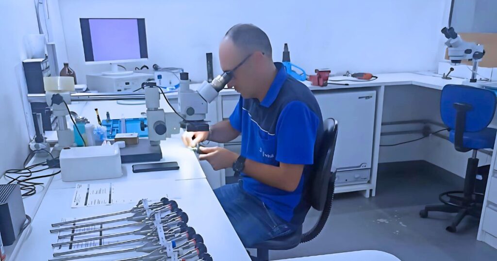Manutenção em Endoscópio Interlaminar
